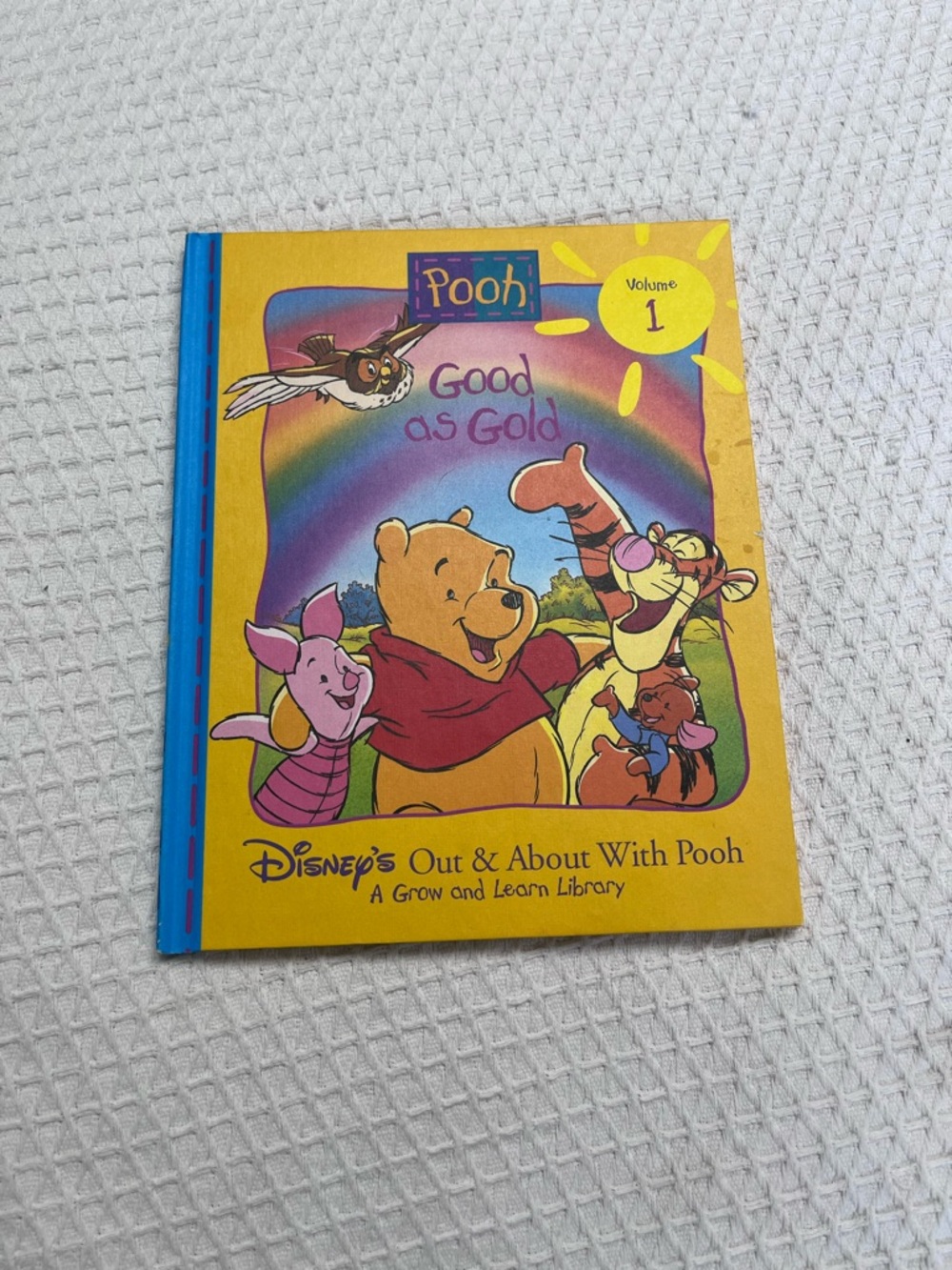 Disney Winnie the Pooh 'Good as Gold' Bright Yellow Cover